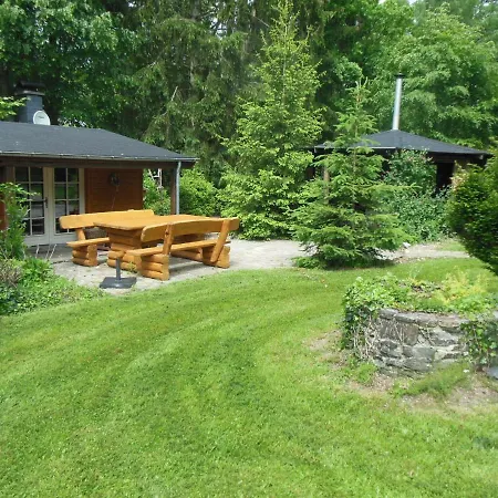 Authentic In With Private Fish Pond Chalet