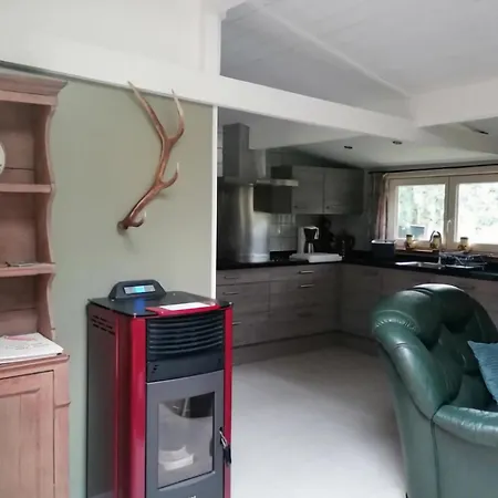 Authentic In With Private Fish Pond Chalet Wibrin